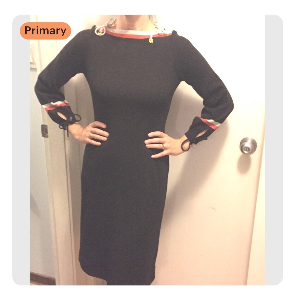 Big sale The Knit group vintage navy knit dress